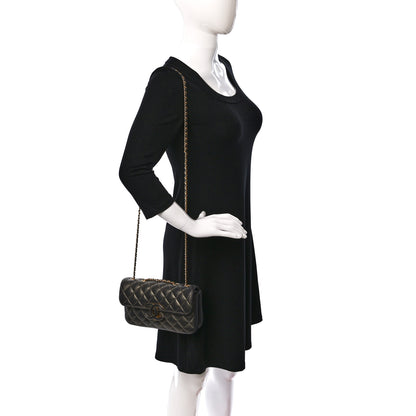 Chanel Lambskin Quilted Small CC Chic Flap Gold 2 of 9