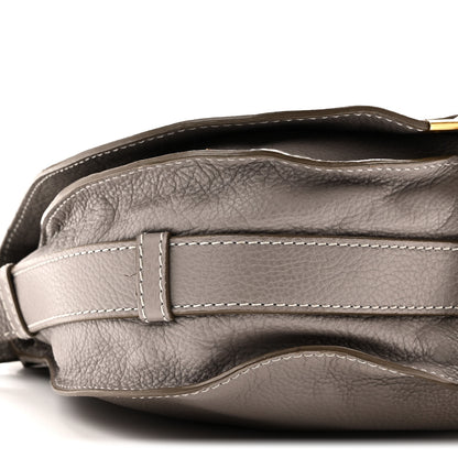 Chloe Calfskin Medium Marcie Round Crossbody Bag Cashmere Grey 8 of 9