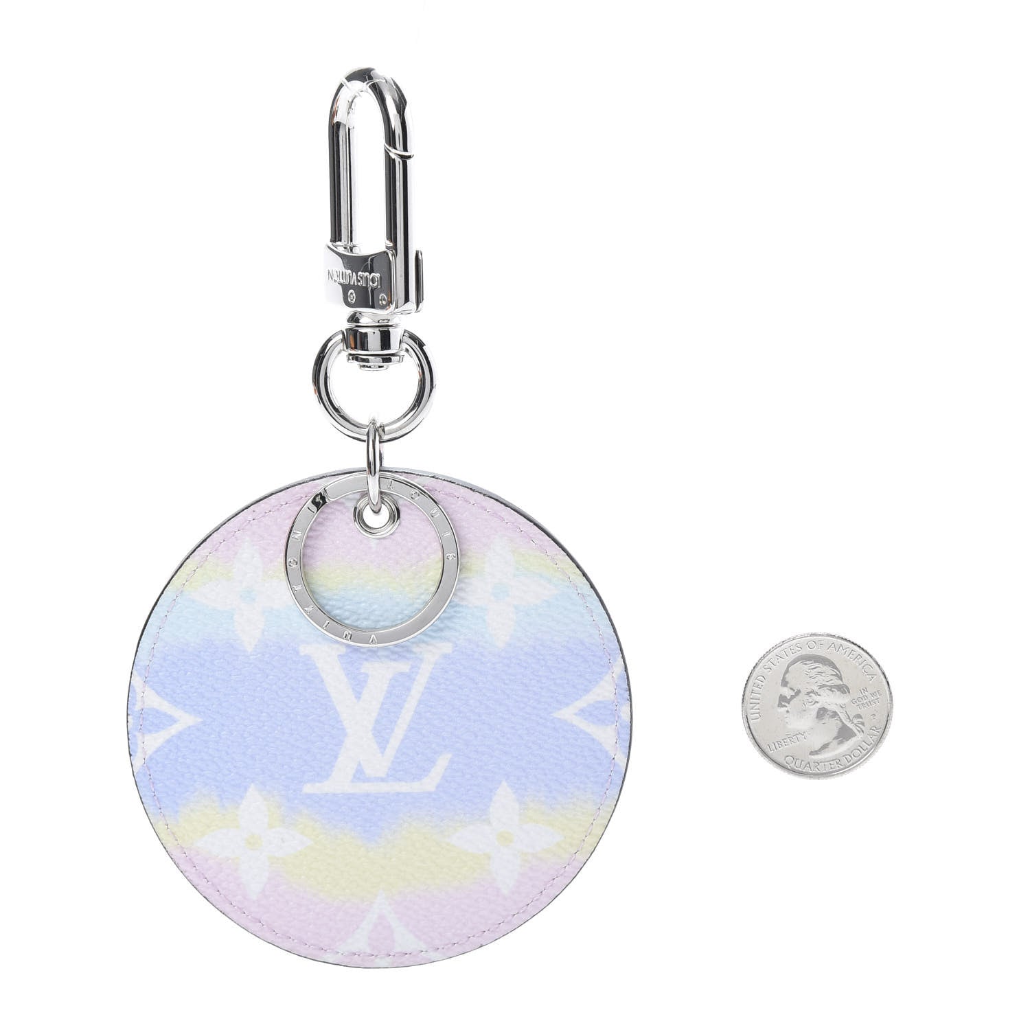 Louis Vuitton Monogram Escale Bag Charm Key Holder Pastel 2 of 5