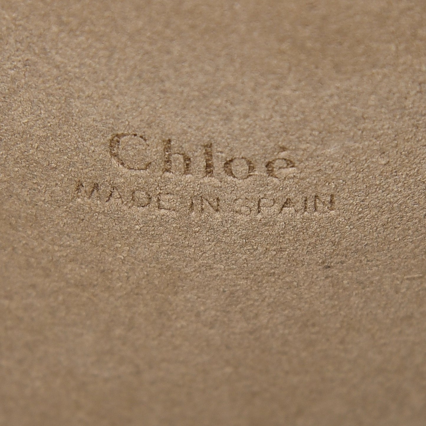 Suede Calfskin Small Faye Shoulder Bag Tobacco