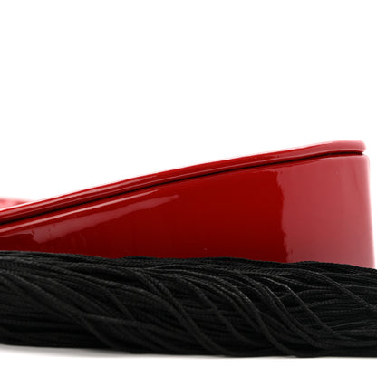 Saint Laurent Patent Heart Monogram Crossbody Red 9 of 12