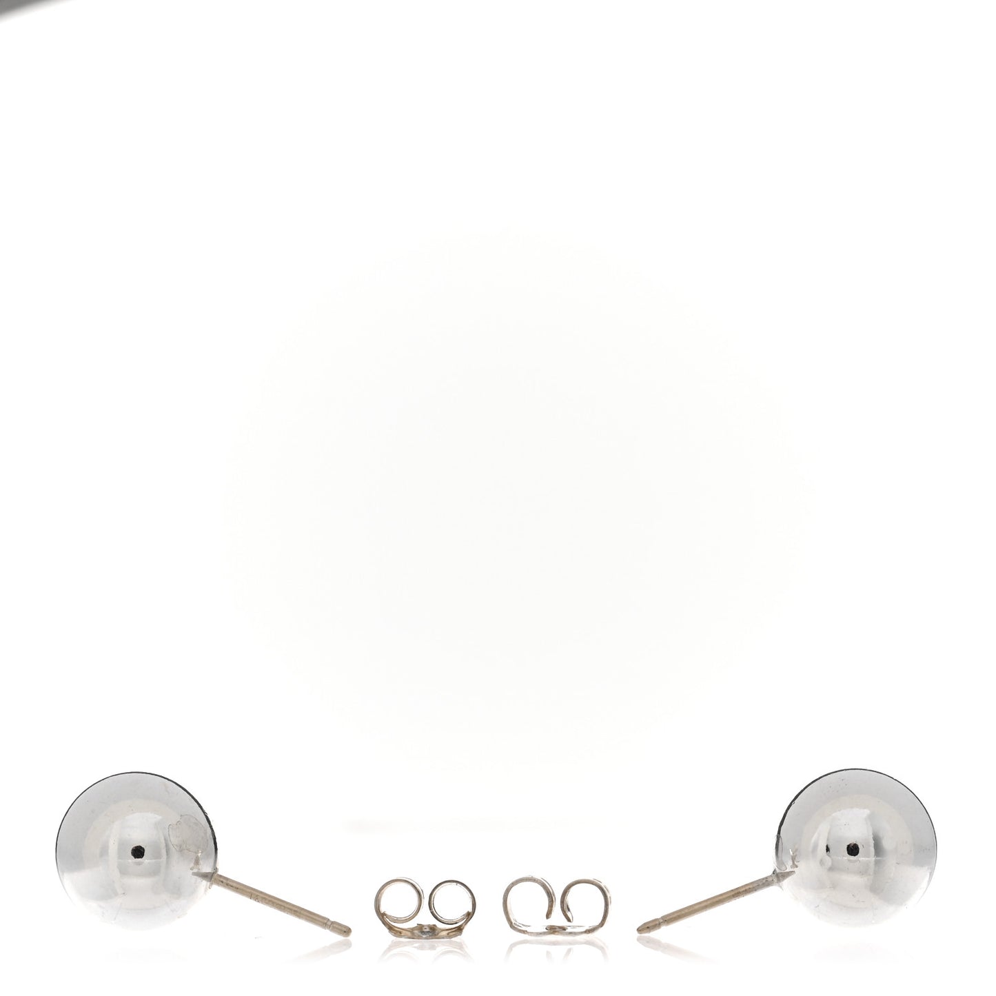 Sterling Silver 10mm Hardwear Ball Earrings