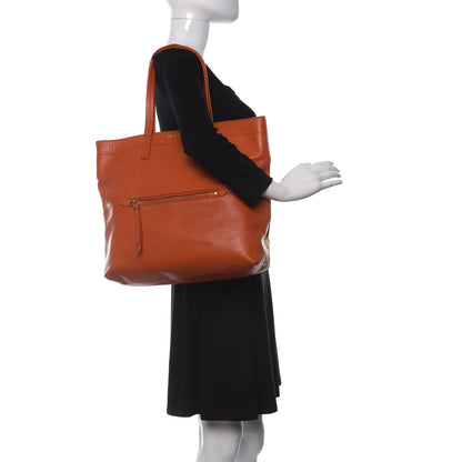 Miu Miu Vitello Soft Shopping Tote Papaya 2 of 10