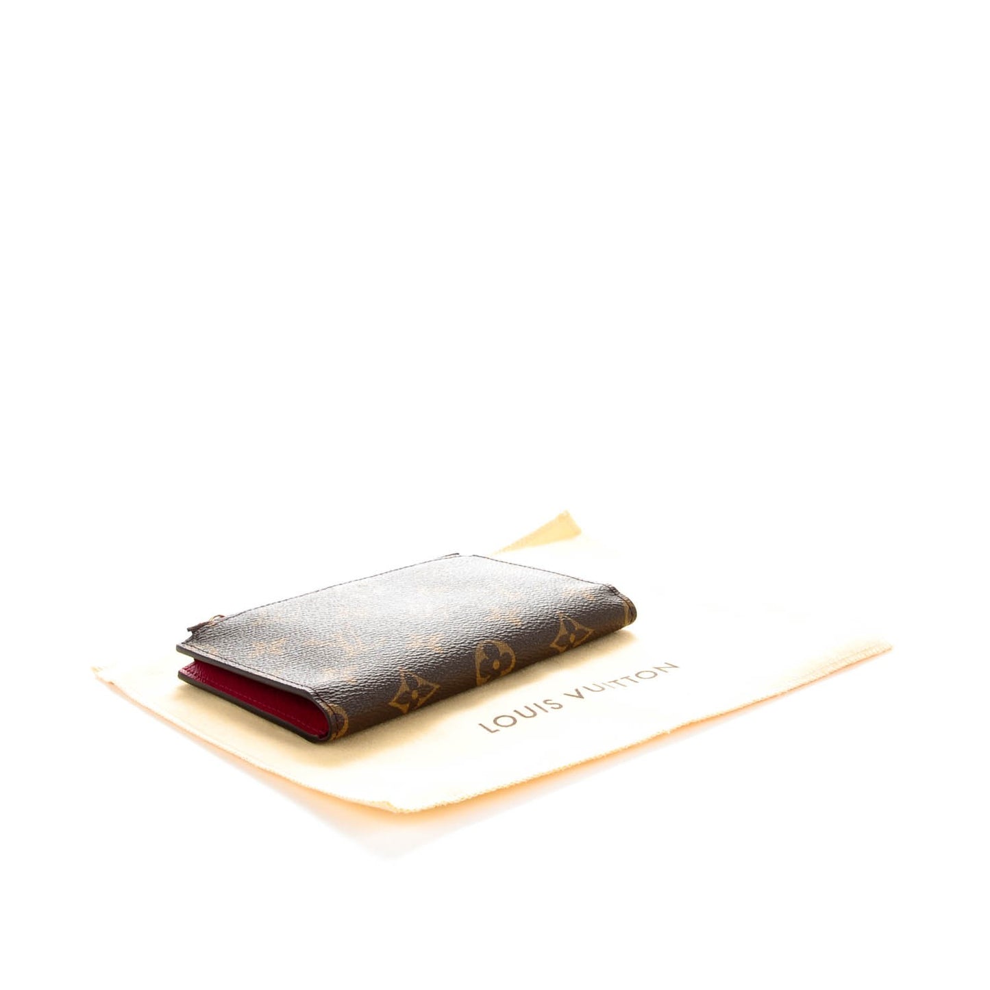 Monogram Adele Compact Wallet Fuchsia