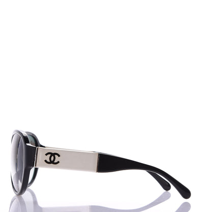 Chanel CC Sunglasses 5229Q Black White 2 of 7
