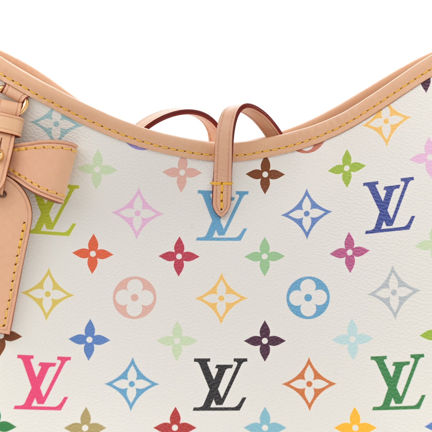 LV X TM Monogram Multicolor CarryAll PM White