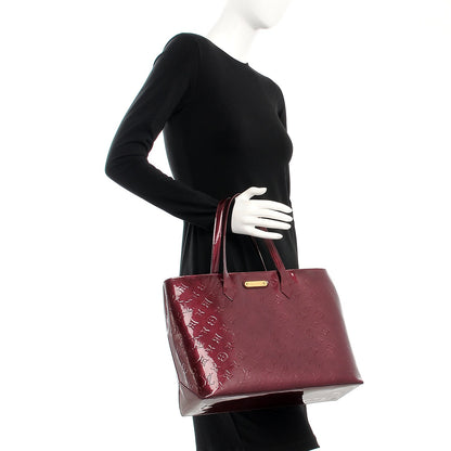 Louis Vuitton Vernis Wilshire MM Rouge Fauviste 2 of 7