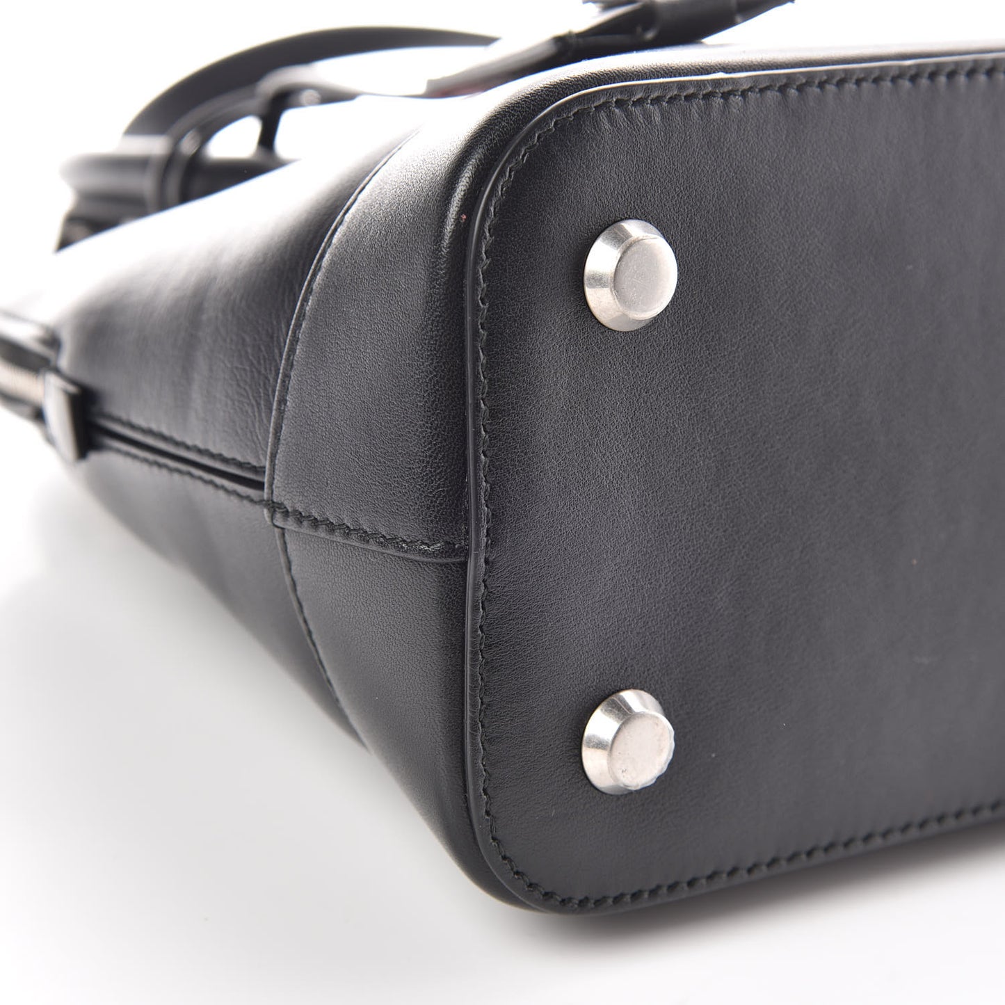 Calfskin I Love Techno S Ville Top Handle Bag Black Multicolor