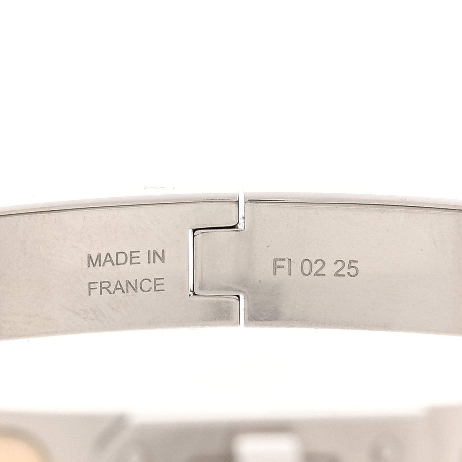 Hermes Enamel Mini Clic Kelly Bracelet PM Creme 4 of 5