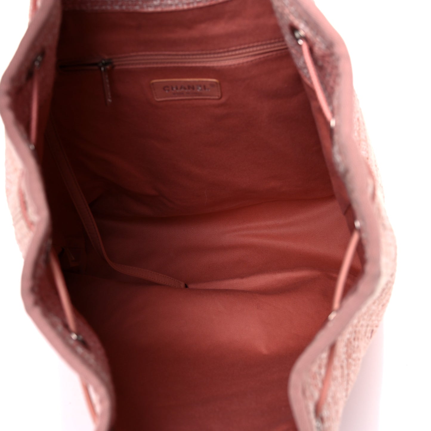 Canvas Large Deauville Backpack Pink