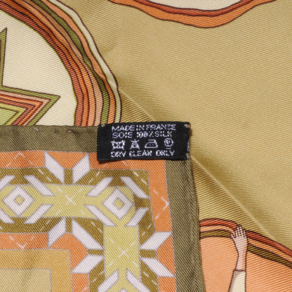 Hermes Silk Belles du Mexique Scarf 90 5 of 5