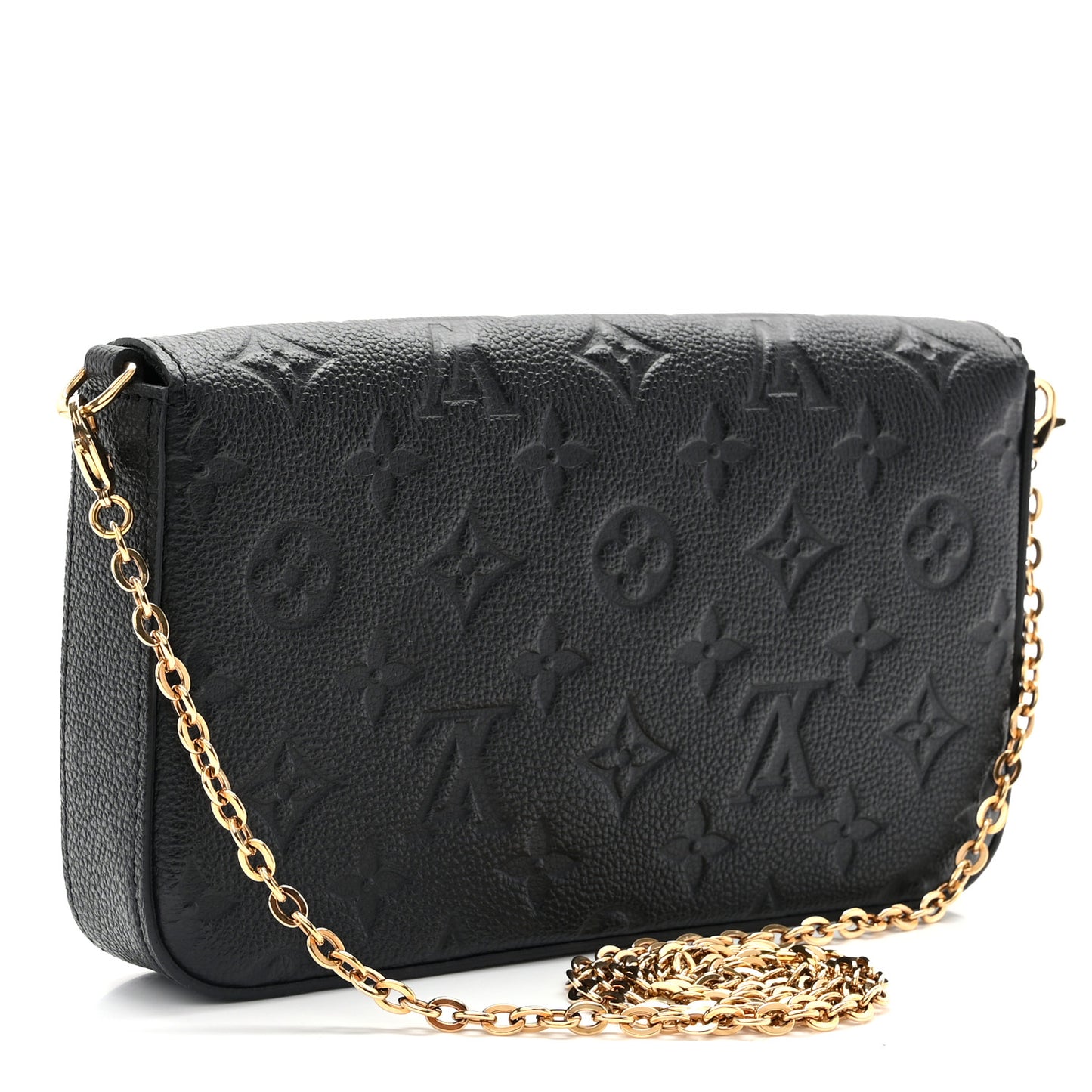 Empreinte Pochette Felicie Chain Wallet Black