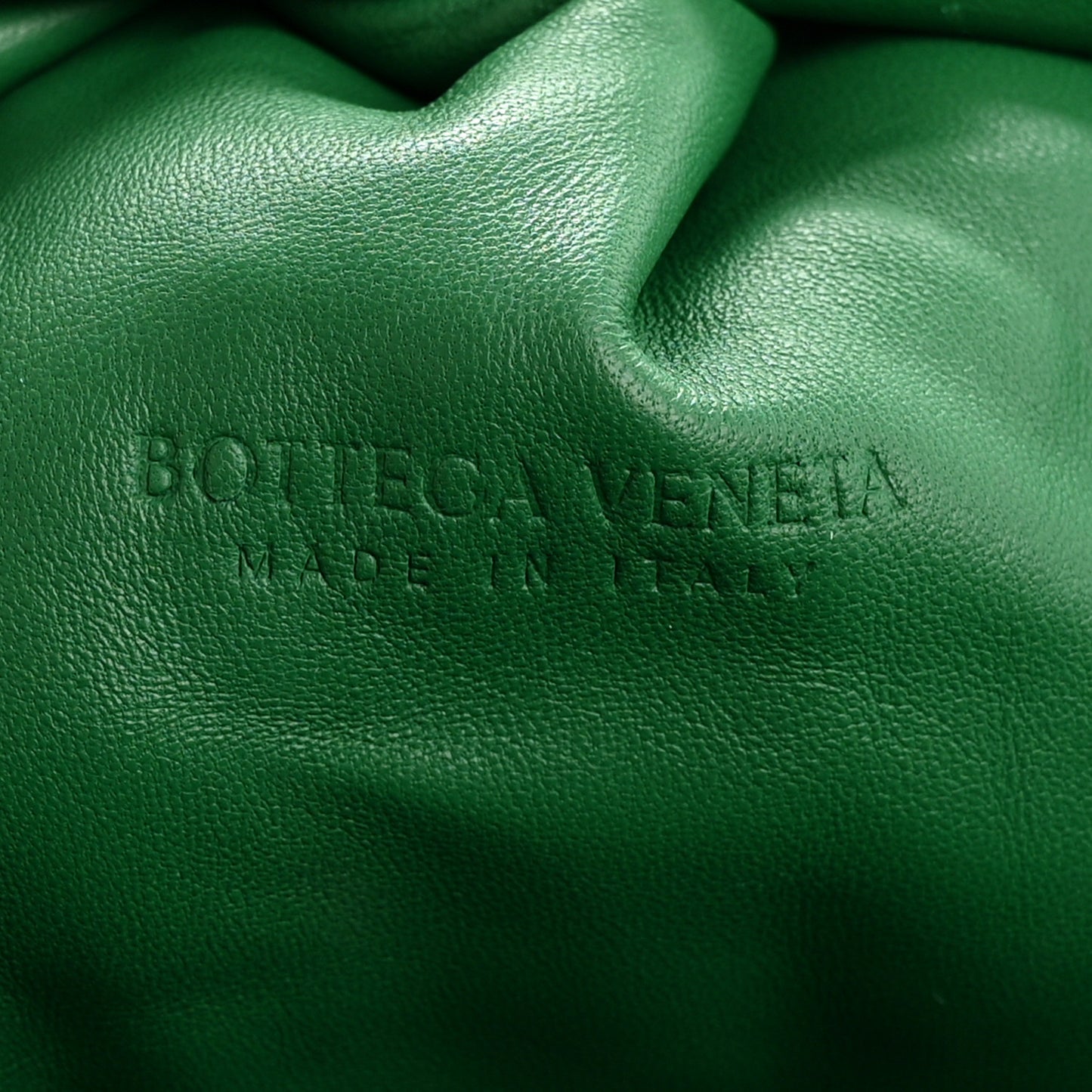 Nappa Maxi Intreccio The Pouch Oversized Clutch Racing Green