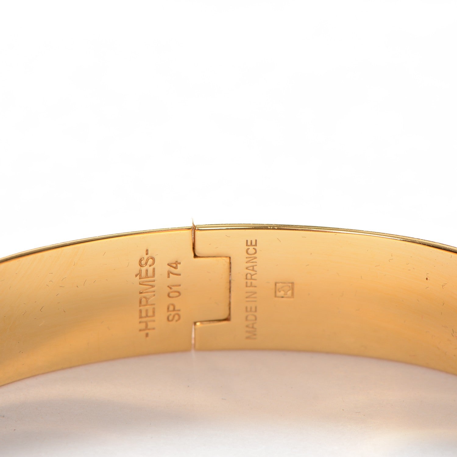 Hermes Enamel Narrow Clic Clac H Bracelet PM Black 4 of 4