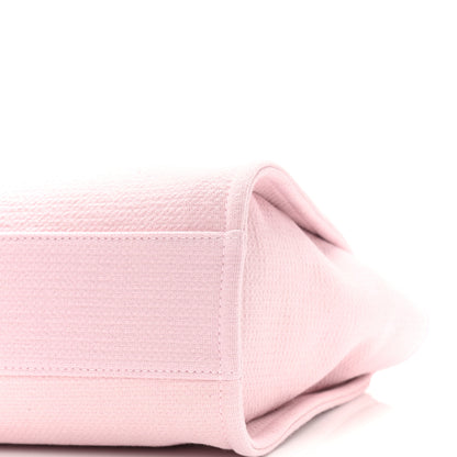 Chanel Mixed Fibers Small Deauville Tote Light Pink 11 of 12
