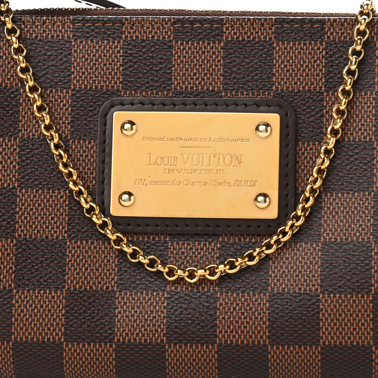 Damier Ebene Eva Clutch