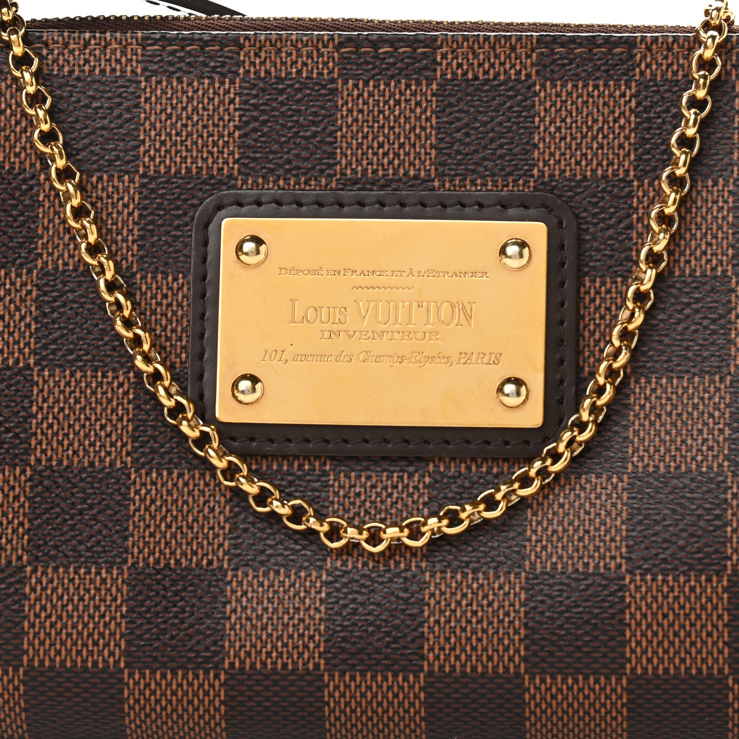 Louis Vuitton Damier Ebene Eva Clutch 8 of 12