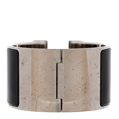 Hermes Enamel Extra Wide Clic Clac H Bracelet GM Black 3 of 5