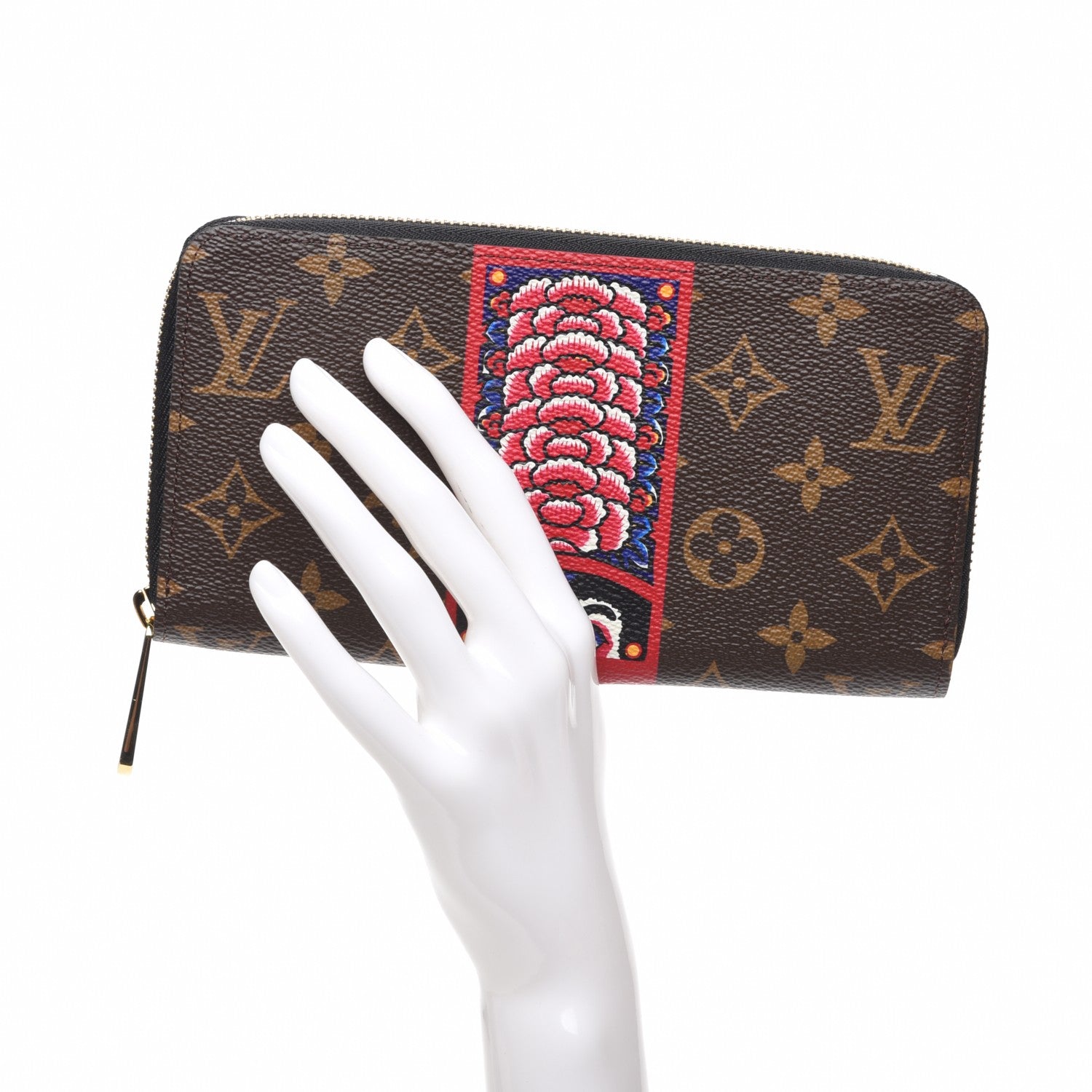 Louis Vuitton Monogram Kabuki Zippy Wallet 2 of 8