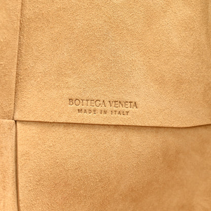 Bottega Veneta Suede Maxi Intrecciato Tote Cane Sugar Tapioca 7 of 9