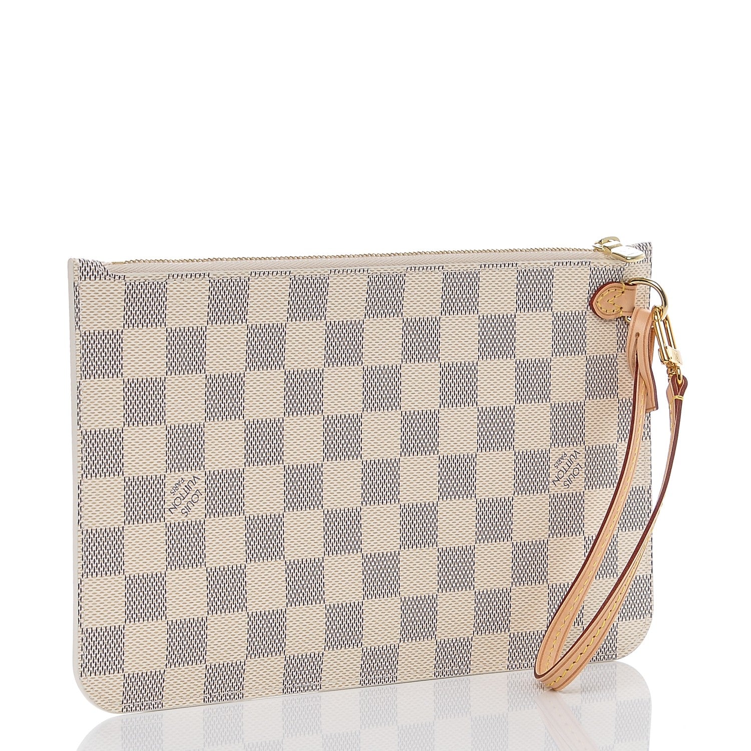 Louis Vuitton Damier Azur Neverfull MM GM Pochette 3 of 6