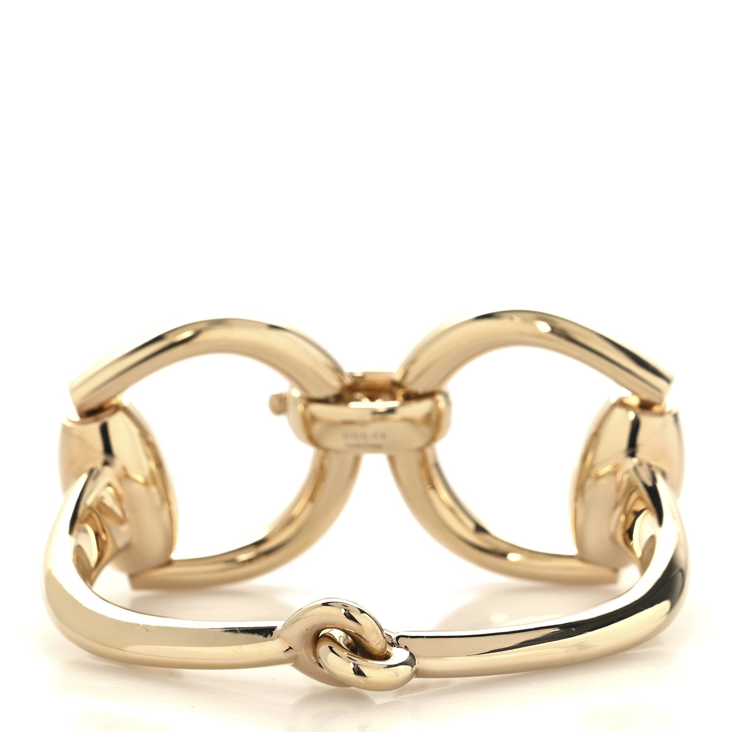 Gucci Metal Single Horsebit Bracelet L Gold 3 of 5
