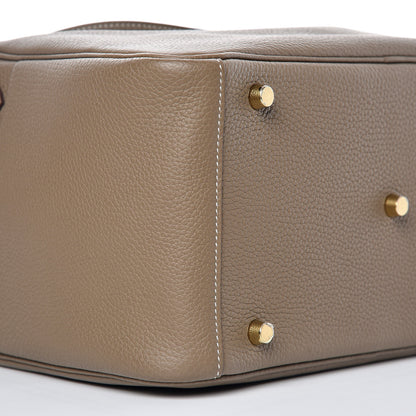 Hermes Taurillon Clemence Lindy 30 Etoupe 5 of 10