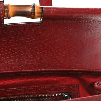 Gucci Monogram Bamboo Bullet Bag Red 8 of 11