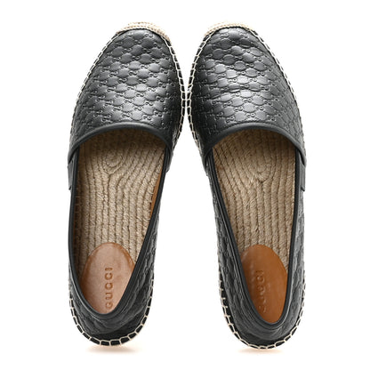 Gucci Microguccissima Signature Espadrilles 38.5 Black 3 of 9