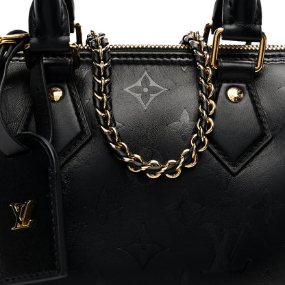Louis Vuitton Monogram Ink Speedy BB Black 7 of 9