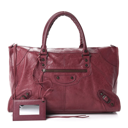 Balenciaga Agneau Classic Hardware Work Cassis 1 of 10