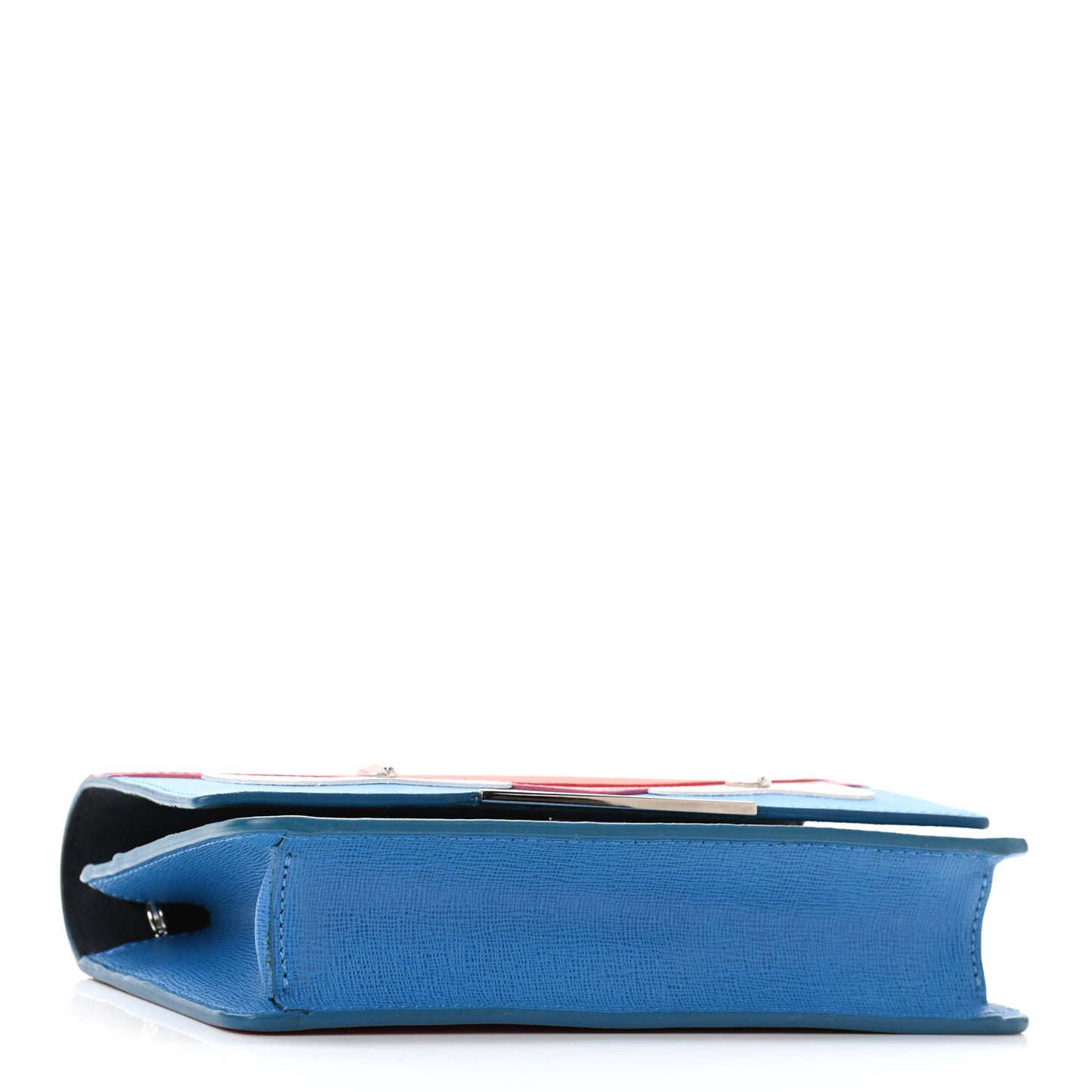 Vitello Elite Crystal Monster Eyes Tube Wallet On Chain Blue Royal Multicolor