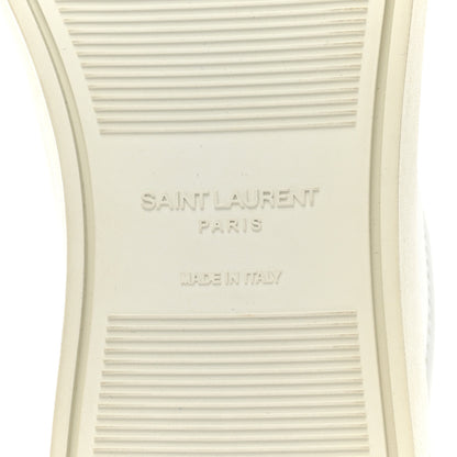 Saint Laurent Calfskin Andy Low Top Sneakers 40 Blanc Optique 7 of 9