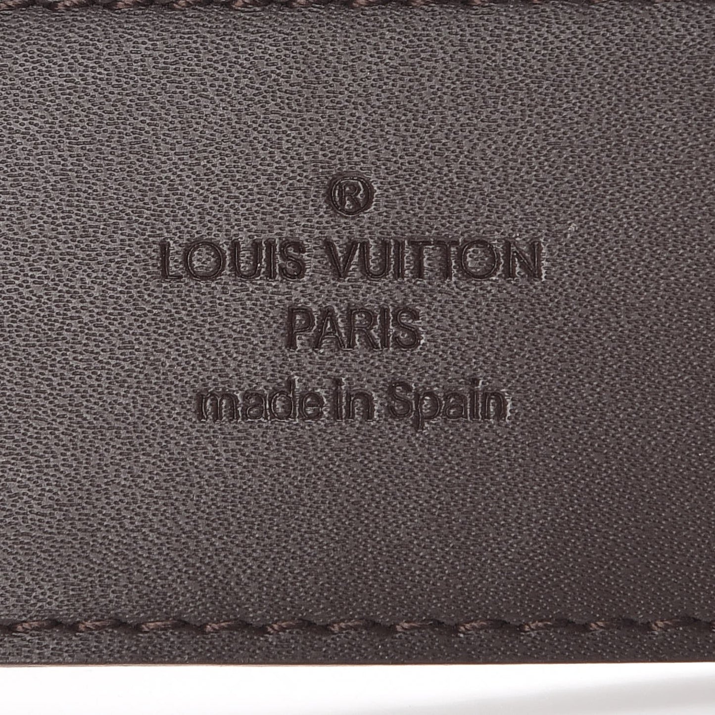 Damier Ebene 40mm LV Initiales Belt 95 38