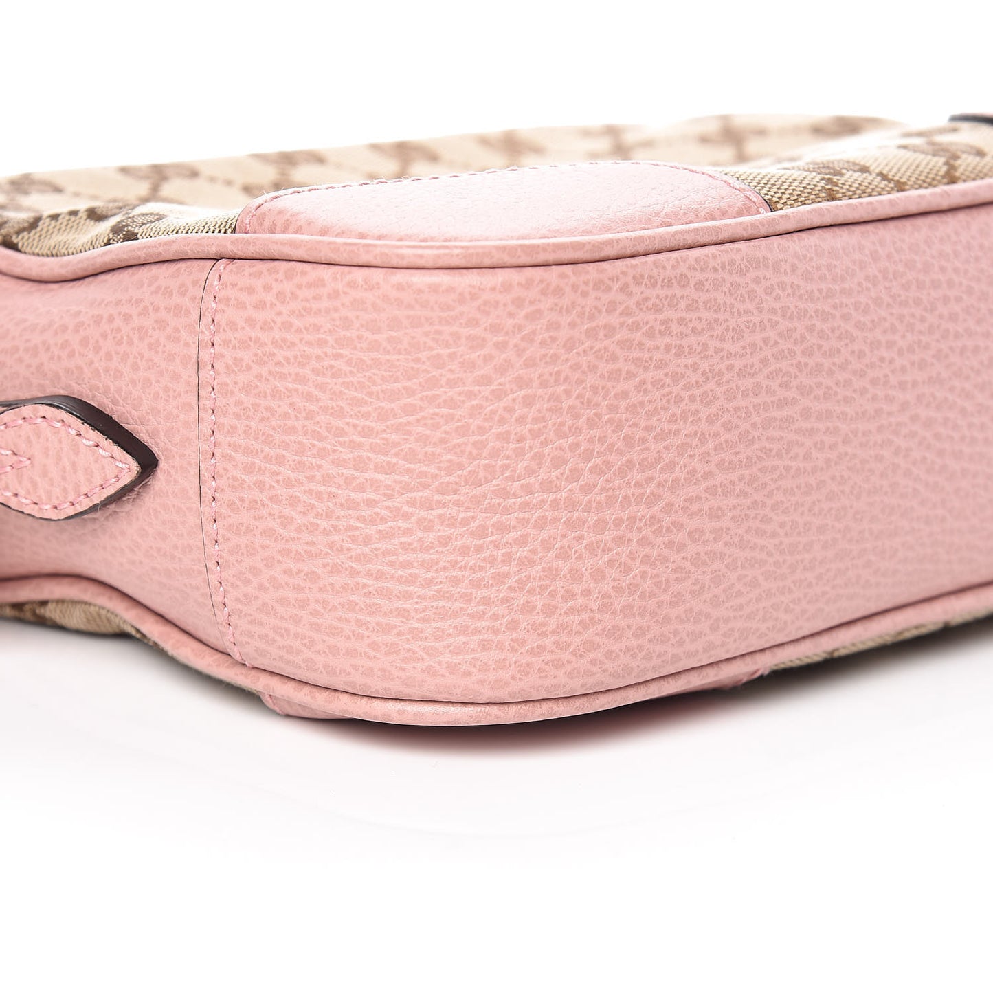 Monogram Mini Bree Messenger Bag Beige Soft Pink
