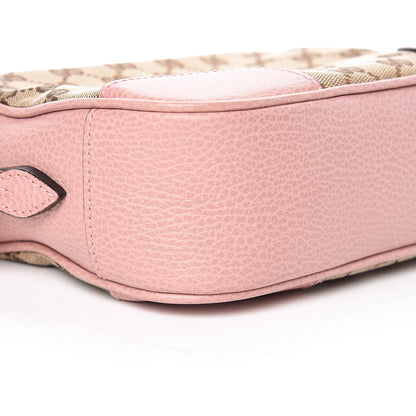 Gucci Monogram Mini Bree Messenger Bag Beige Soft Pink 5 of 9