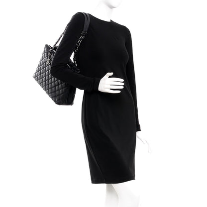 Chanel Caviar Quilted Small City Shopping Tote Black 2 of 7