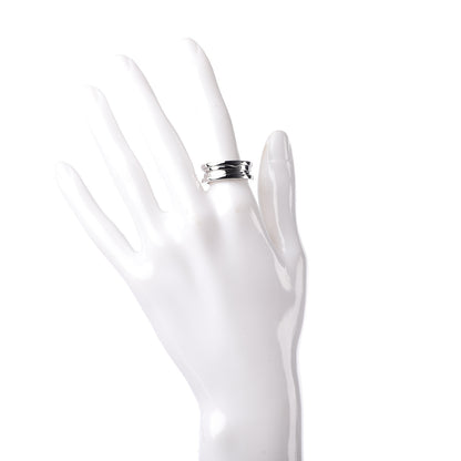 Bulgari 18K White Gold B.Zero1 Two-Band Ring 55 7.25 2 of 6
