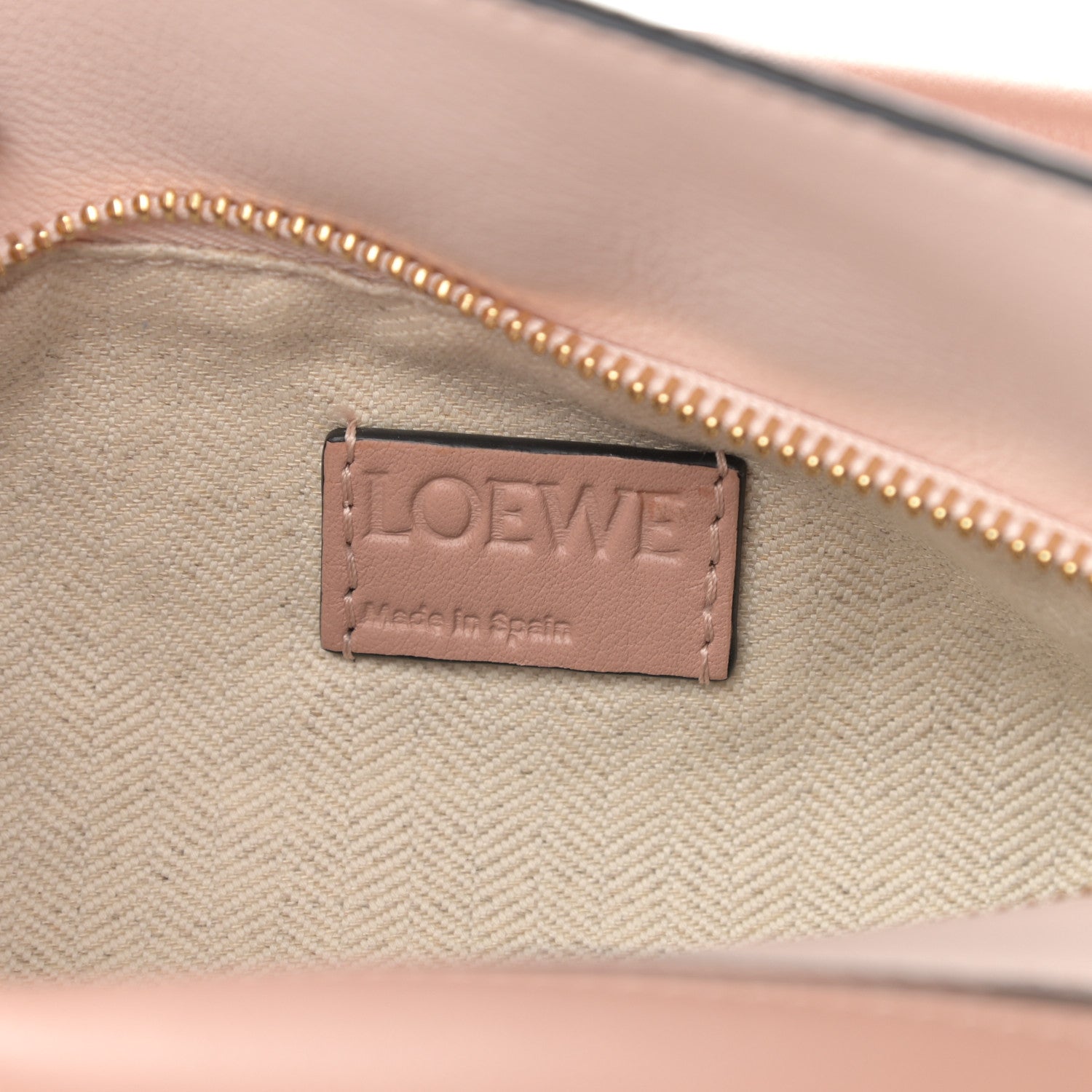 Loewe Calfskin Suede Small Puzzle Bag Blush 6 of 11