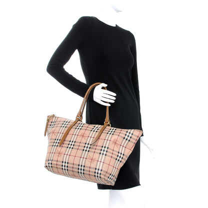 Burberry Haymarket Check Medium Salisbury Tote Tan 2 of 8