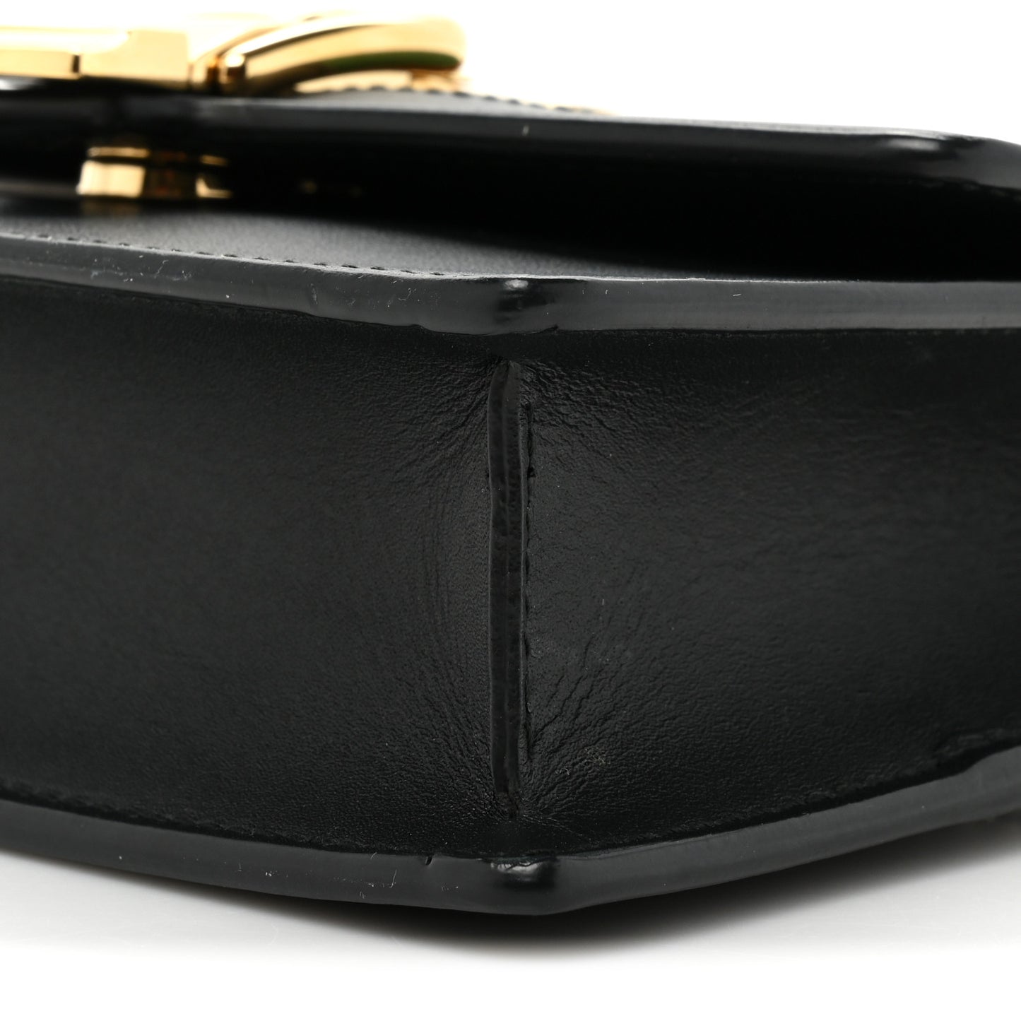 Calfskin Super Mini Sylvie Chain Shoulder Bag Black