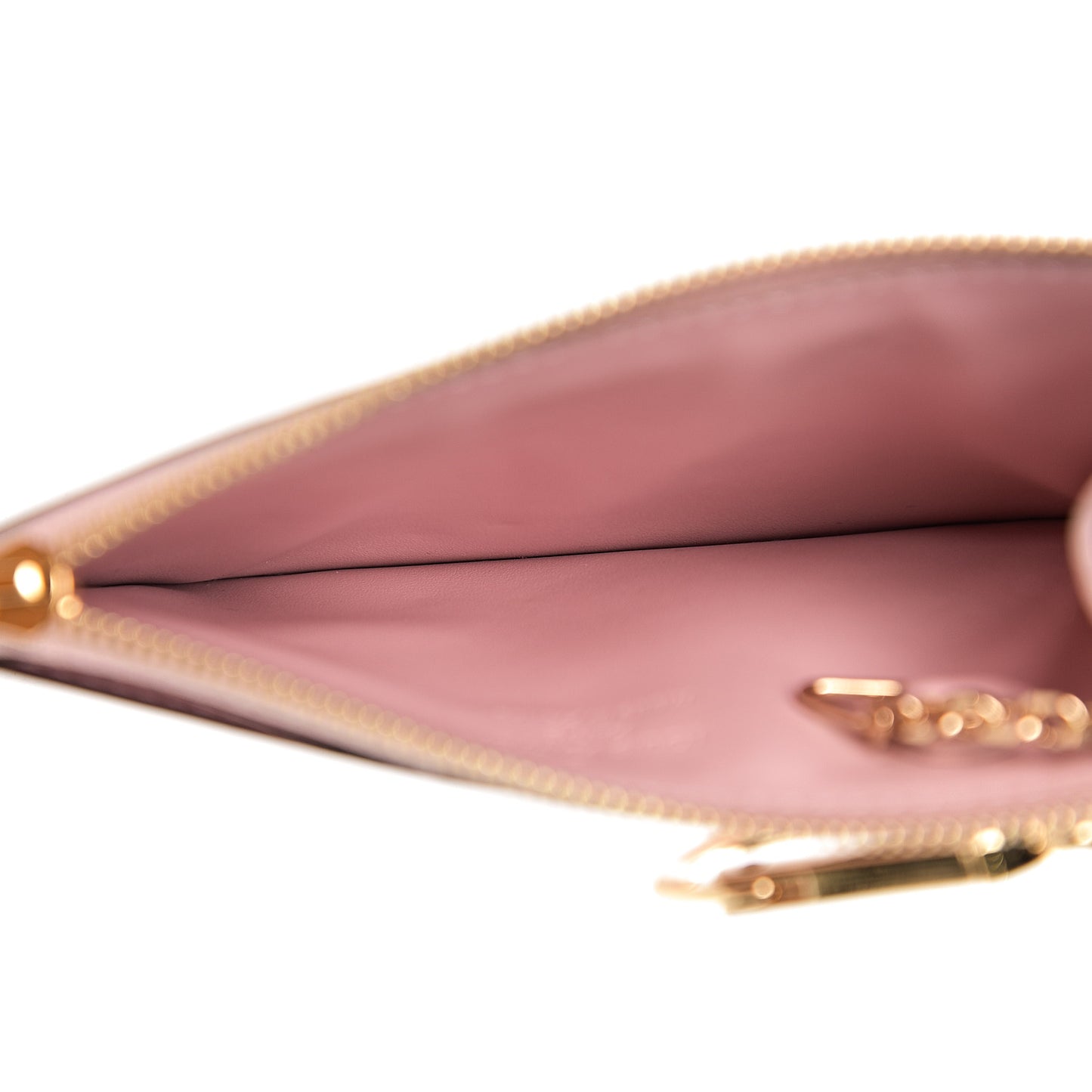 Patent Miroir Venice Key Pouch Rose Ballerine
