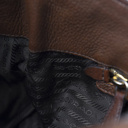 Prada Vitello Daino Shoulder Bag Bruciato 11 of 13