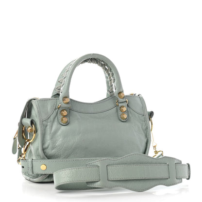 Balenciaga Agneau Giant 12 Gold Hardware Mini City Vert Jade 3 of 9
