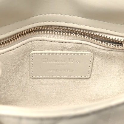 Christian Dior Ultra Matte Calfskin Cannage Mini Lady Dior White 6 of 11