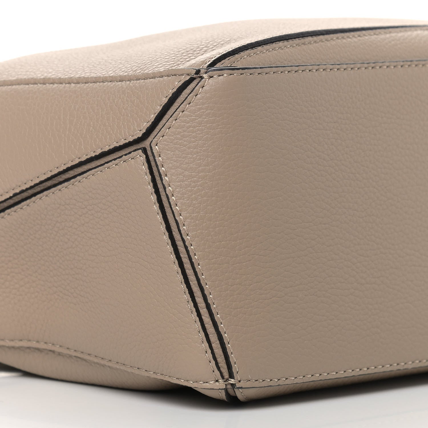 Loewe Grained Calfskin Small Puzzle Bag Sand 7 of 8
