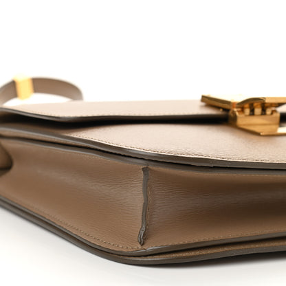 Celine Liege Calfskin Medium Classic Box Flap Bag Taupe 9 of 10