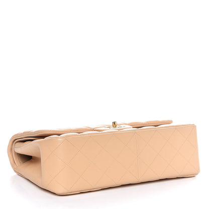 Chanel Lambskin Quilted Jumbo Double Flap Beige Clair 4 of 7