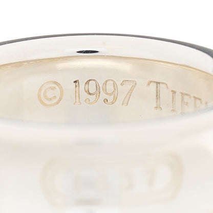 Tiffany Sterling Silver 1837 Band Ring 51 5.75 5 of 8