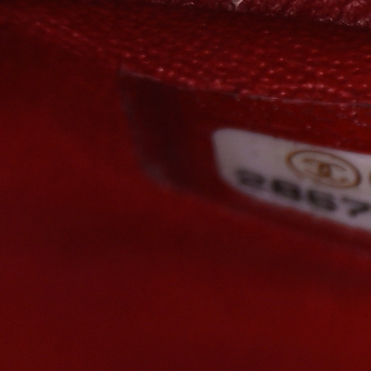 Caviar Quilted Medium Double Flap Red